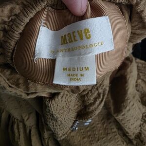 Maeve Textured Tan Dress